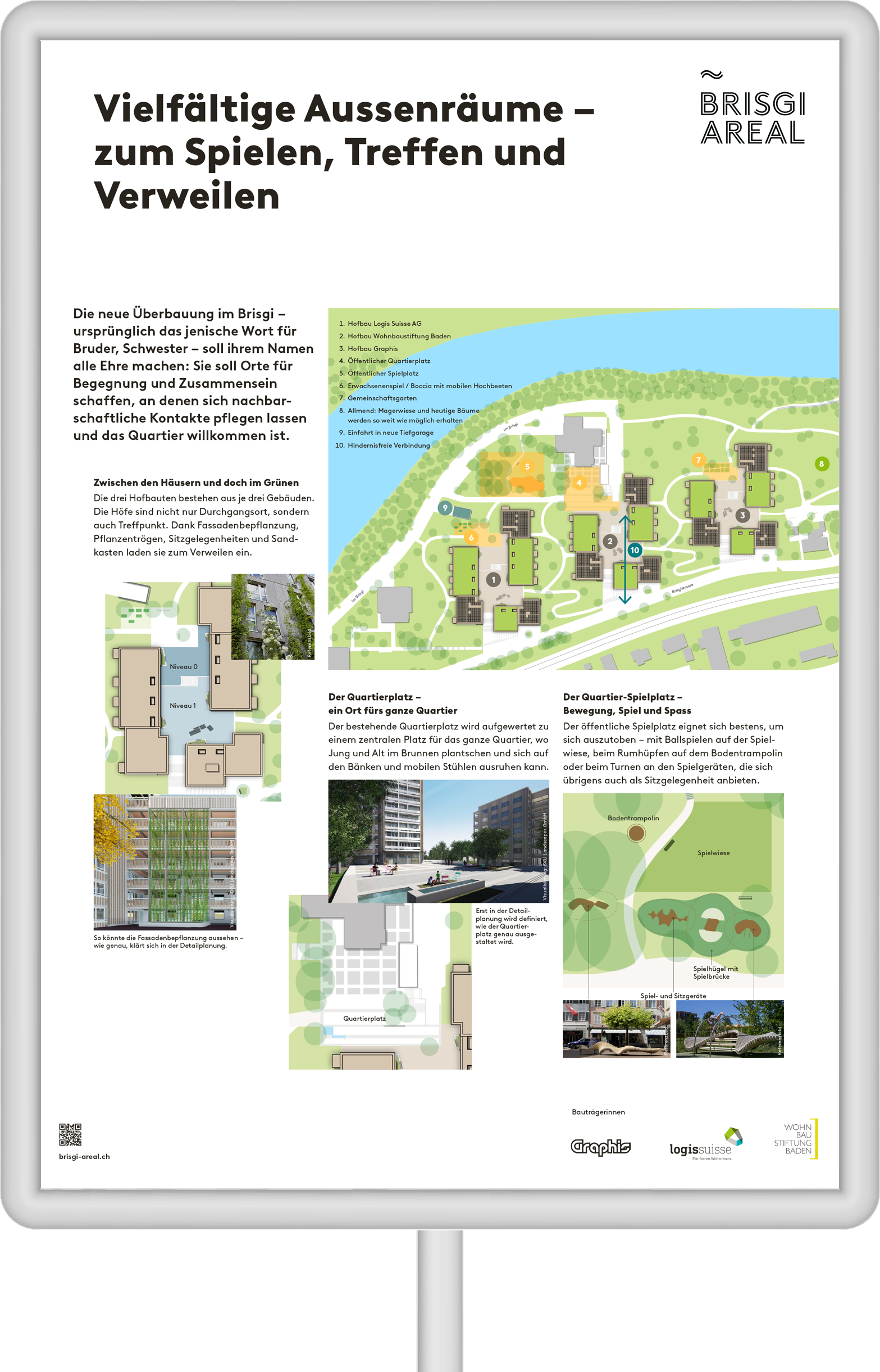 Sympathie schaffen und Zustimmung für eine grosse Veränderung im Quartier sichern.