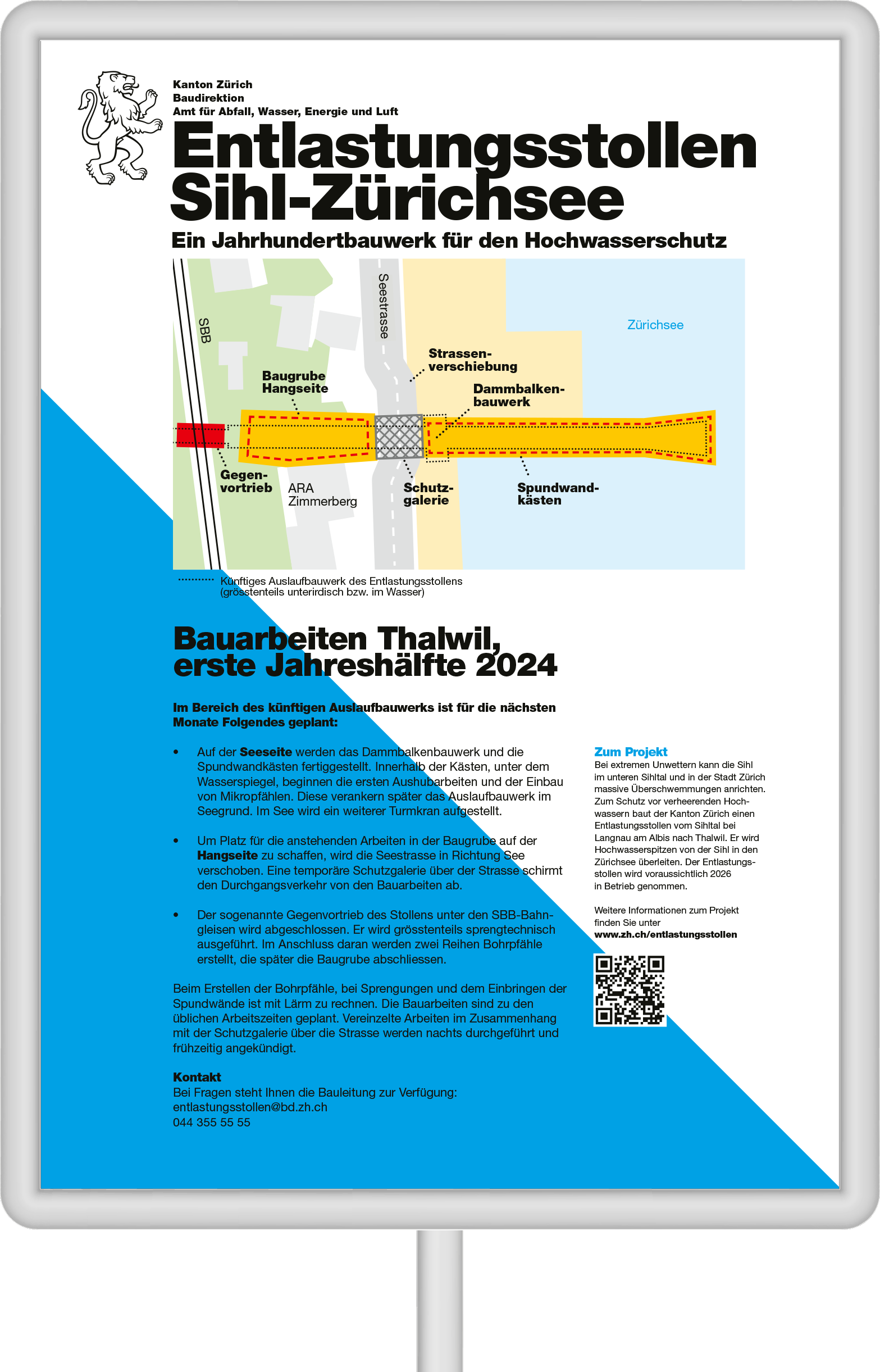 Die Bedeutung des Hochwasserschutzes anhand eines Jahrhundertbauwerks vermitteln.