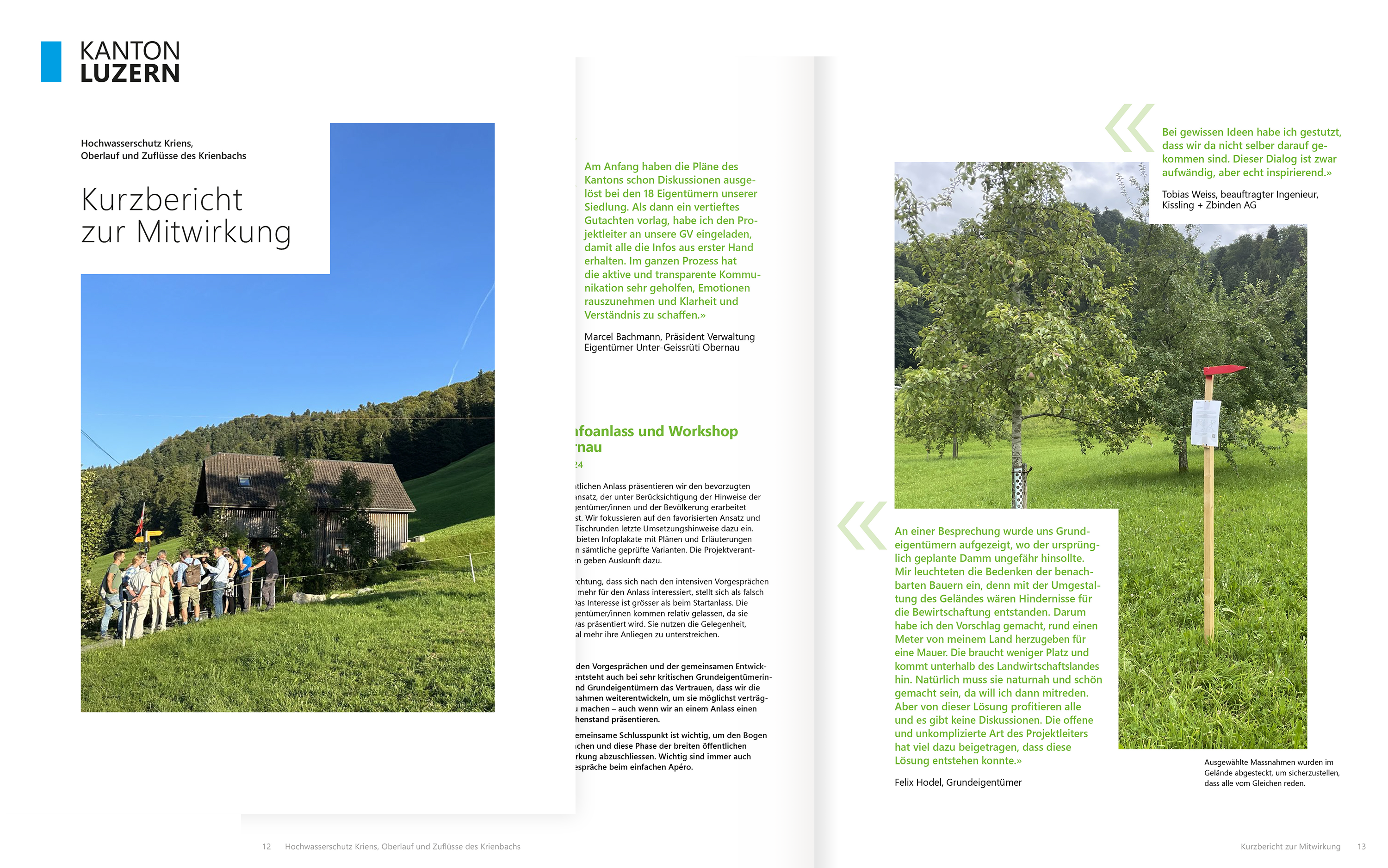 Wirkungsvollere Lösungsansätze dank Mitwirkung und offenem Dialog